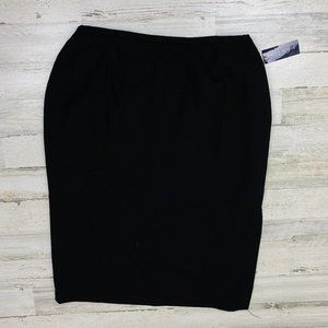 NWT Karen Scott Black Skirt 24W $32